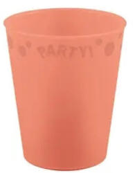 Procos Lazacszín Pastel Salmon micro prémium műanyag pohár 250 ml PNN96707 (PNN96707)