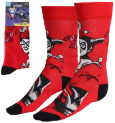 Cerda Harley Quinn Red felnőtt hosszú szárú zokni 36/43 CEP2900003038 (CEP2900003038)