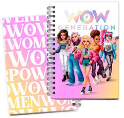 Kids Licensing WOW Generation Team A5 vonalas füzet matricával EWA00001WOWC (EWA00001WOWC)