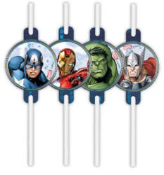 Procos Bosszúállók Infinity Stones papír szívószál, 4 db-os szett FSC PNN93956 (PNN93956)