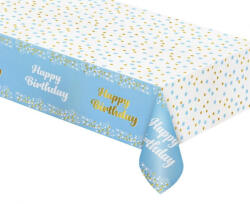 Godan Happy Birthday Light Blue asztalterítő 137x183 cm MLG173130 (MLG173130)