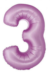 Godan Levendula 3-as Lavender Mat szám fólia lufi 76 cm MLG158717 (MLG158717)