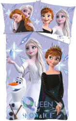 Exity Disney Jégvarázs Queen of Ice ágyneműhuzat 140×200cm, 70×90 cm NETEXK350328 (NETEXK350328)