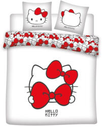 Aymax Hello Kitty Red Bow dupla, kétszemélyes ágyneműhuzat 240×220cm, 65x65 cm AYM450185 (AYM450185)