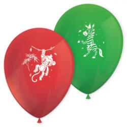 Procos Dzsungel Balloons léggömb, lufi 8 db-os PNN93790 (PNN93790)