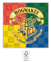 Procos Harry Potter Hogwarts Houses szalvéta 20 db-os 33x33 cm FSC PNN93366 (PNN93366)