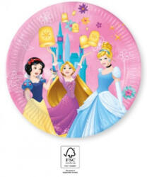 Procos Disney Princess Live your Story, Disney Hercegnők papírtányér 8 db-os 23 cm FSC PNN93847 (PNN93847)