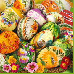 POL-MAK Húsvét Painted Eggs szalvéta 20 db-os 33x33 cm PKK010215 (PKK010215)