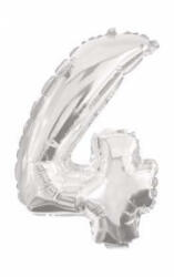 Procos Óriás 4-es Silver szám Fólia lufi 85 cm PNN91198 (PNN91198)