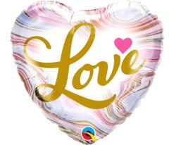 Godan I love You Marble fólia lufi 46 cm MLG247382 (MLG247382)