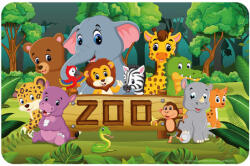 W&O Állatos Zoo tányéralátét 43x28 cm ARJ097165 (ARJ097165)