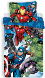 Jerry Fabrics Bosszúállók Brands ágyneműhuzat 140×200cm, 70×90 cm JFK028636 (JFK028636)