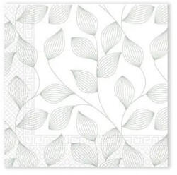 Procos Levél Grey szalvéta 20 db-os 33x33 cm FSC PNN96637 (PNN96637)