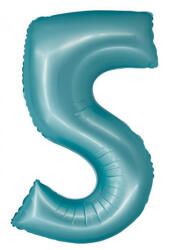 Godan Kék 5-ös Light Blue Mat szám fólia lufi 76 cm MLG158939 (MLG158939)