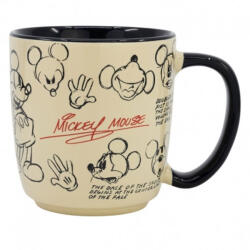 Stor Disney Mickey Vintage porcelán bögre 415 ml (14 oz) Díszdobozban NETE75568 (NETE75568)