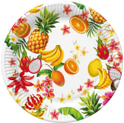 Pol-Mak Trópusok Mix papírtányér 8 db-os 22, 7 cm PKK046658 (PKK046658)
