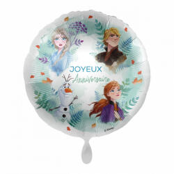 Premiollon Disney Jégvarázs Squad Joyeux Anniversaire fólia lufi 43 cm NPR168842 (NPR168842)