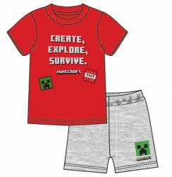 Fashion UK Minecraft gyerek rövid pizsama 6 év/116 cm NET6FKC38595A (NET6FKC38595A)