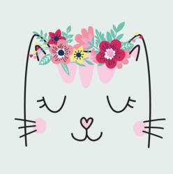 POL-MAK Cicás Flowers Wreath szalvéta 20 db-os 33x33 cm PKK057050 (PKK057050)