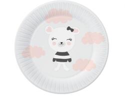 Godan Lovely Friends, Macis papírtányér 6 db-os 18 cm MLG179415 (MLG179415)
