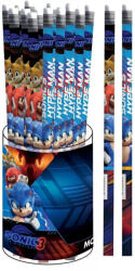 GIM Sonic a sündisznó Hype Man HB grafit ceruza radír véggel NETGIM33484600 (NETGIM33486600)