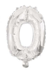 Procos Óriás 0-ás Silver szám Fólia lufi 85 cm NETPNN91194 (NETPNN91194)