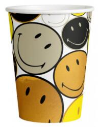 Amscan Smiley Originals papír pohár 8 db-os 250 ml DPA9914441 (DPA9914441)