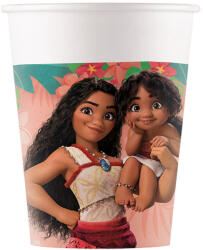 Procos Disney Vaiana Sailing Spirit papír pohár 8 db-os 200 ml FSC PNN97201 (PNN97201)
