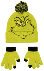 Cerda A Grincs Smile gyerek sapka + kesztyű szett CEP2200010578 (CEP2200010578)