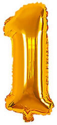 Procos Mini 1-es Gold szám Fólia lufi 33 cm PNN89642 (PNN89642)