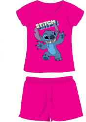  Disney Lilo és Stitch pamut nyári együttes - póló-rövidnadrág szett - pink 4 év/104 cm NETESTI1422_pin_104 (NETESTI1422_pin_104)