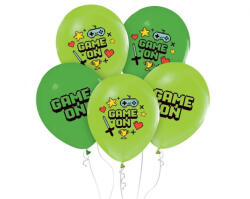 Godan Game On léggömb, lufi 5 db-os 12 inch (30cm) MLG178425 (MLG178425)