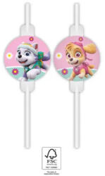 Procos Paw Patrol Skye and Everest, Mancs Őrjárat papír szívószál, 4 db-os szett FSC PNN94108 (PNN94108)