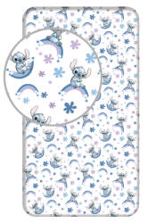 Jerry Fabric Disney Lilo és Stitch, A csillagkutya Rainbow gumis lepedő 90x200 cm JFK039403 (JFK039403)