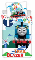 Jerry Fabrics Thomas és barátai ágyneműhuzat 140×200cm, 70×90 cm JFK030349 (JFK030349)