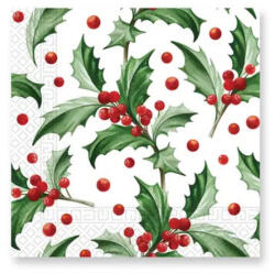 Procos Branches, Karácsony szalvéta 20 db-os 33x33 cm PNN92871 (PNN92871)