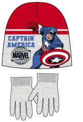 Sun City Bosszúállók Captain America gyerek sapka + kesztyű szett 52 cm 85SNXXH4117A52 (85SNXXH4117A52)