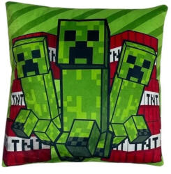 Setino Minecraft Creeper párna, díszpárna 38x38 cm NETSTN5312 (NETSTN5312)