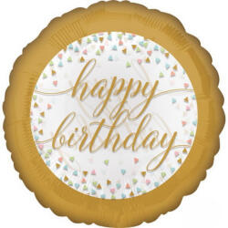 Amscan Happy Birthday Fólia lufi 43 cm DPA3717701 (DPA3717701)