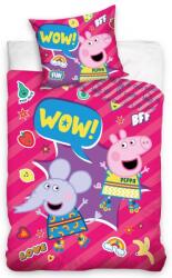 Carbotex Peppa malac ágyneműhuzat 140×200cm, 70×90 cm NETCBX204007PP (NETCBX204007PP)