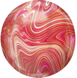 Amscan Colorful, Red & Pink gömb fólia lufi 40 cm DPA4241601 (DPA4241601)