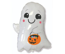 Godan Ghost with Bucket, Szellem fólia lufi 75 cm (WP) MLG312119 (MLG312119)