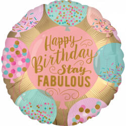 Amscan Happy Birthday Fólia lufi 43 cm DPA3807401 (DPA3807401)