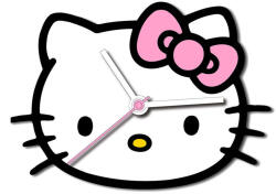 Kids Licensing Hello Kitty Bow XL falióra 50 cm EWA3078HK (EWA3078HK)