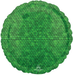 Amscan Zöld flitter mintás fólia lufi 43 cm DPA4219601 (DPA4219601)