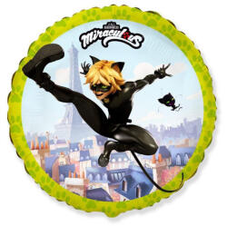Godan Miarculous Cat Noir, Katicabogár és Fekete macska kalandjai fólia lufi 46 cm MLG302677 (MLG302677)