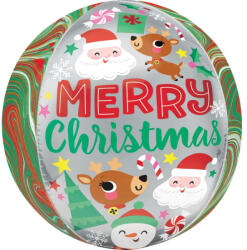 Amscan Merry Christmas Gömb Fólia lufi 40 cm DPA4204001 (DPA4204001)