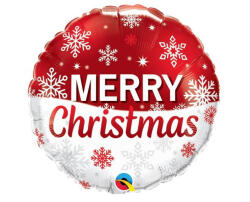 Godan Merry Christmas Snowflakes, Hópehely fólia lufi 46 cm MLG313201 (MLG313201)