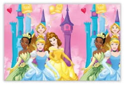 Procos Disney Princess Live your Story, Hercegnők papír asztalterítő 120x180 cm FSC PNN94648 (PNN94648)