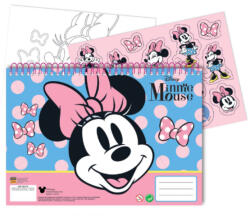 GIM Disney Minnie Joy A/4 spirál vázlatfüzet 40 lapos matricával GIM34038416 (GIM34038416)